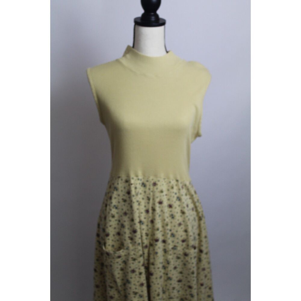 Women's Varsity Sport Ribbed Vintage Dress – Size M